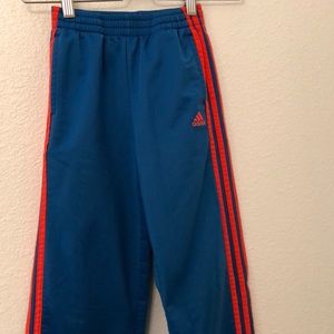 Blue adidas pants